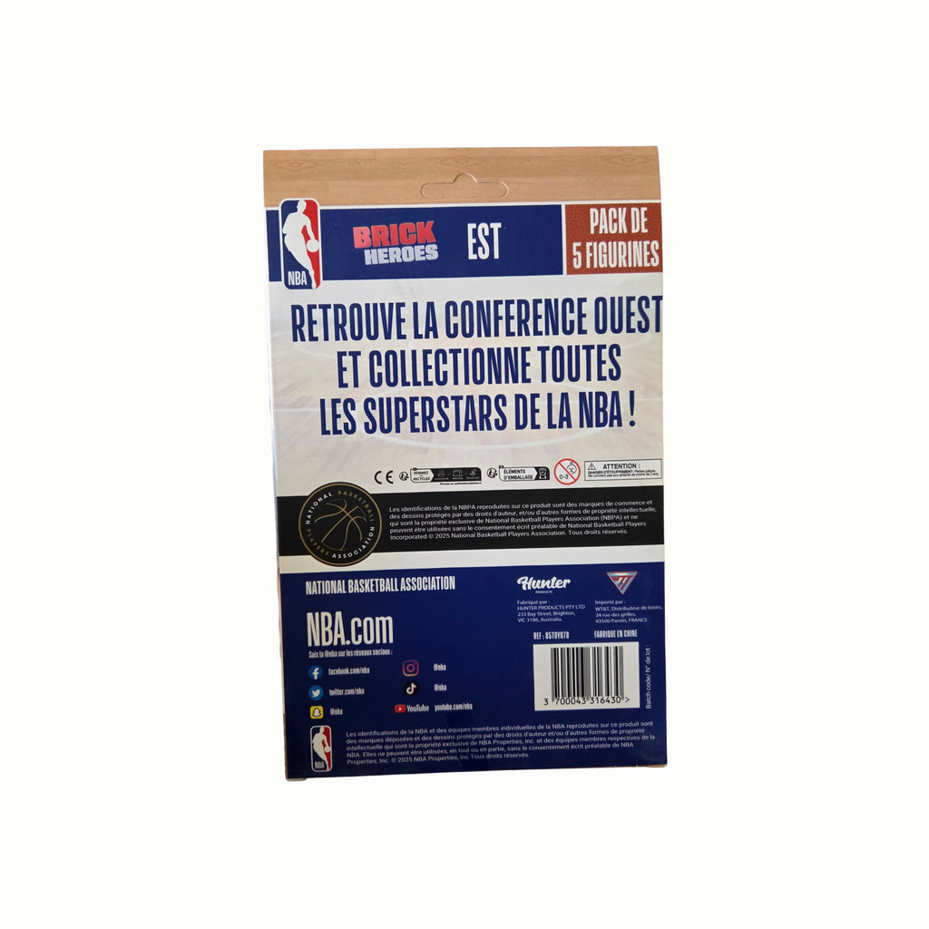 Pack de 5 figurines BRICK HEROES Conférence Est