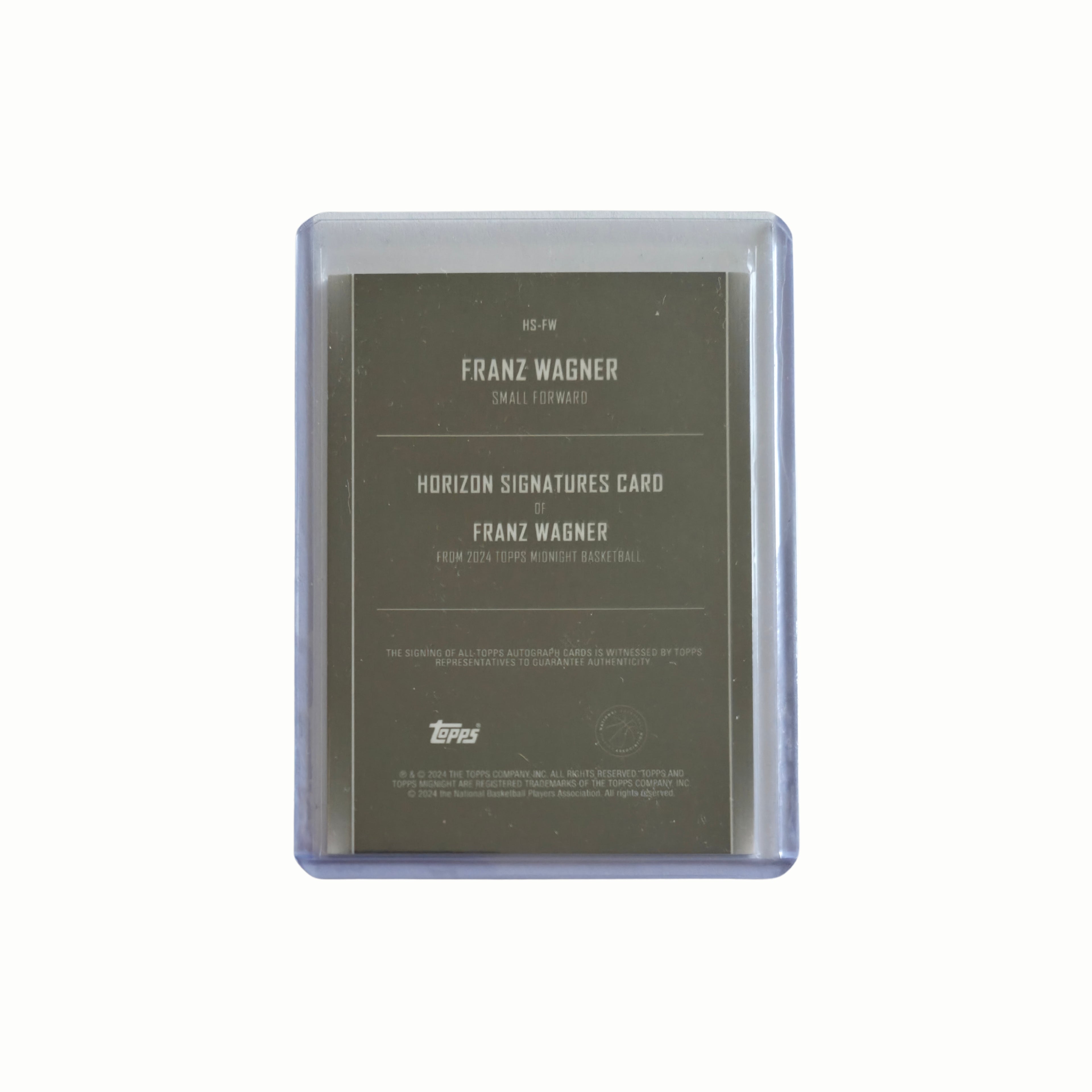 Franz WAGNER - Topps Midnight Auto - 24/25