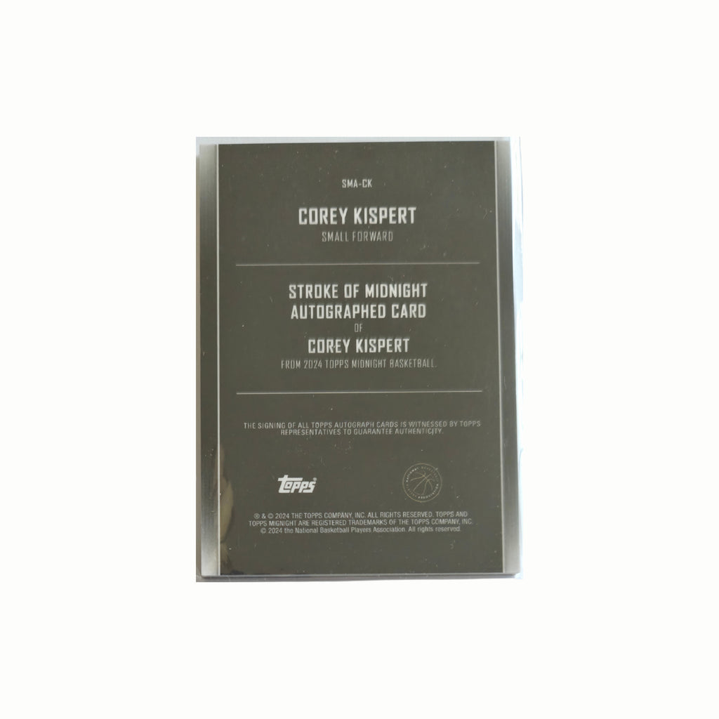 Corey KISPERT - Topps Midnight Auto /75 - 24/25