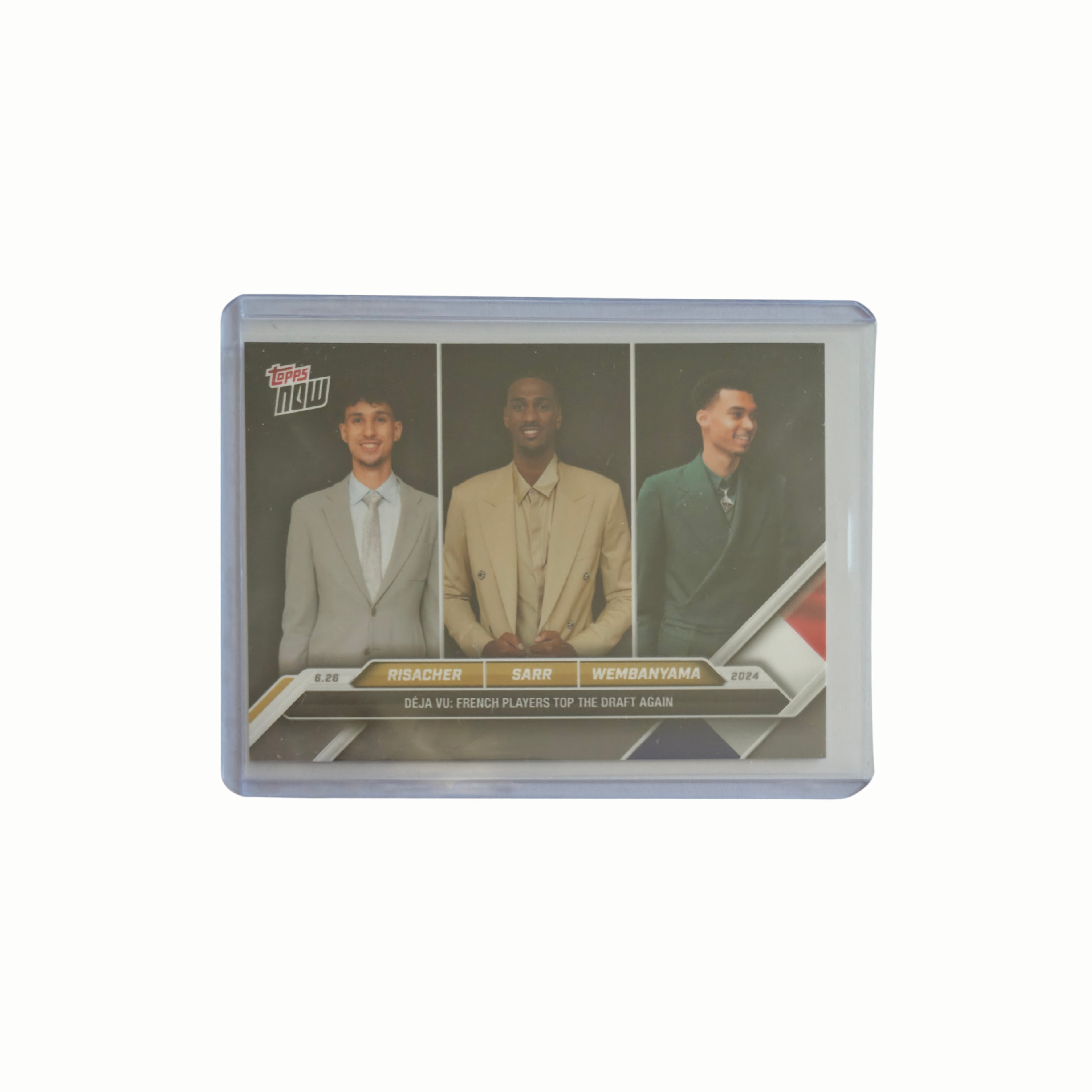 Victor WEMBANYAMA & Zaccharie RISACHER & Alexandre SARR - Topps Now - 24/25