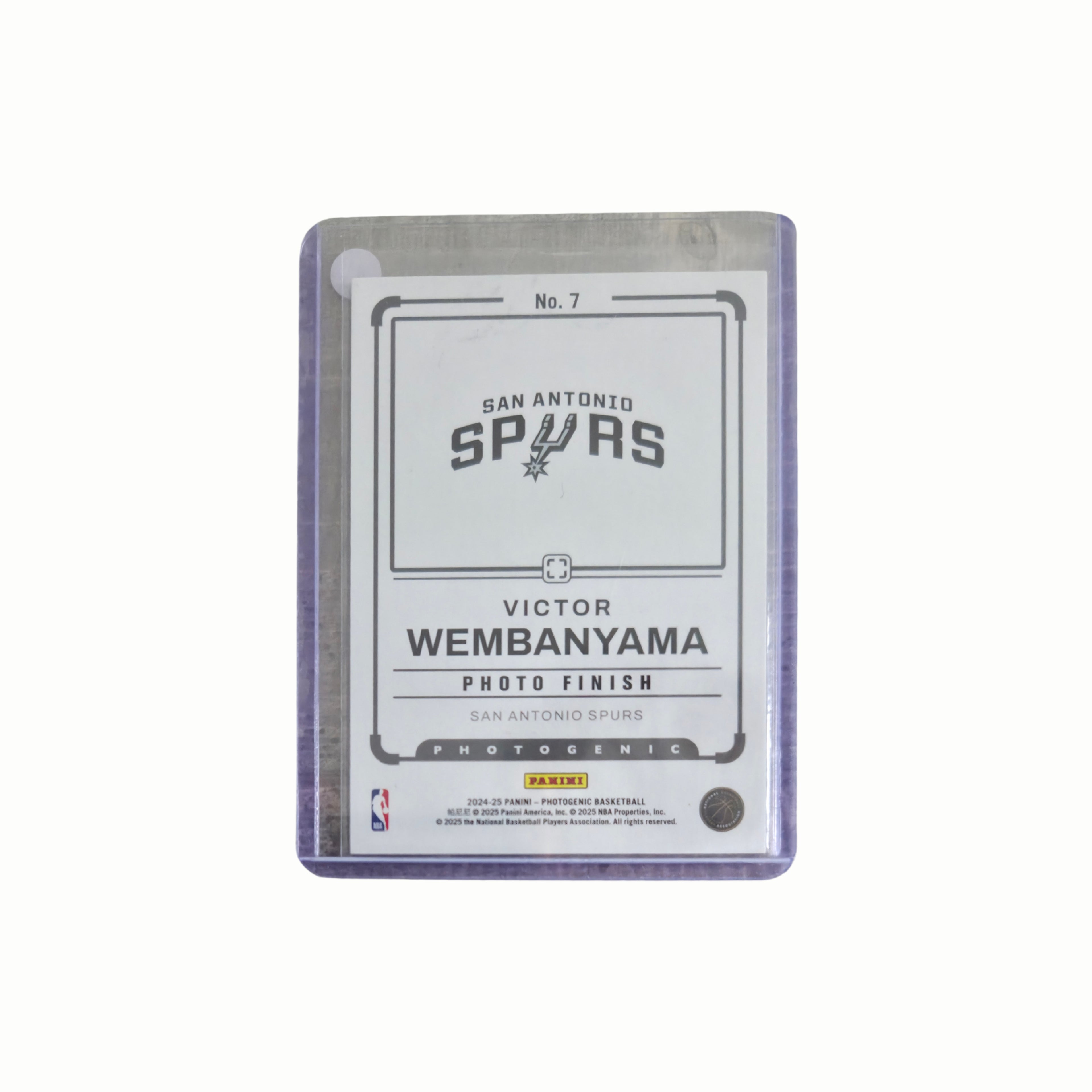 Victor WEMBANYAMA - Panini Photogenic Photo Finish - 24/25