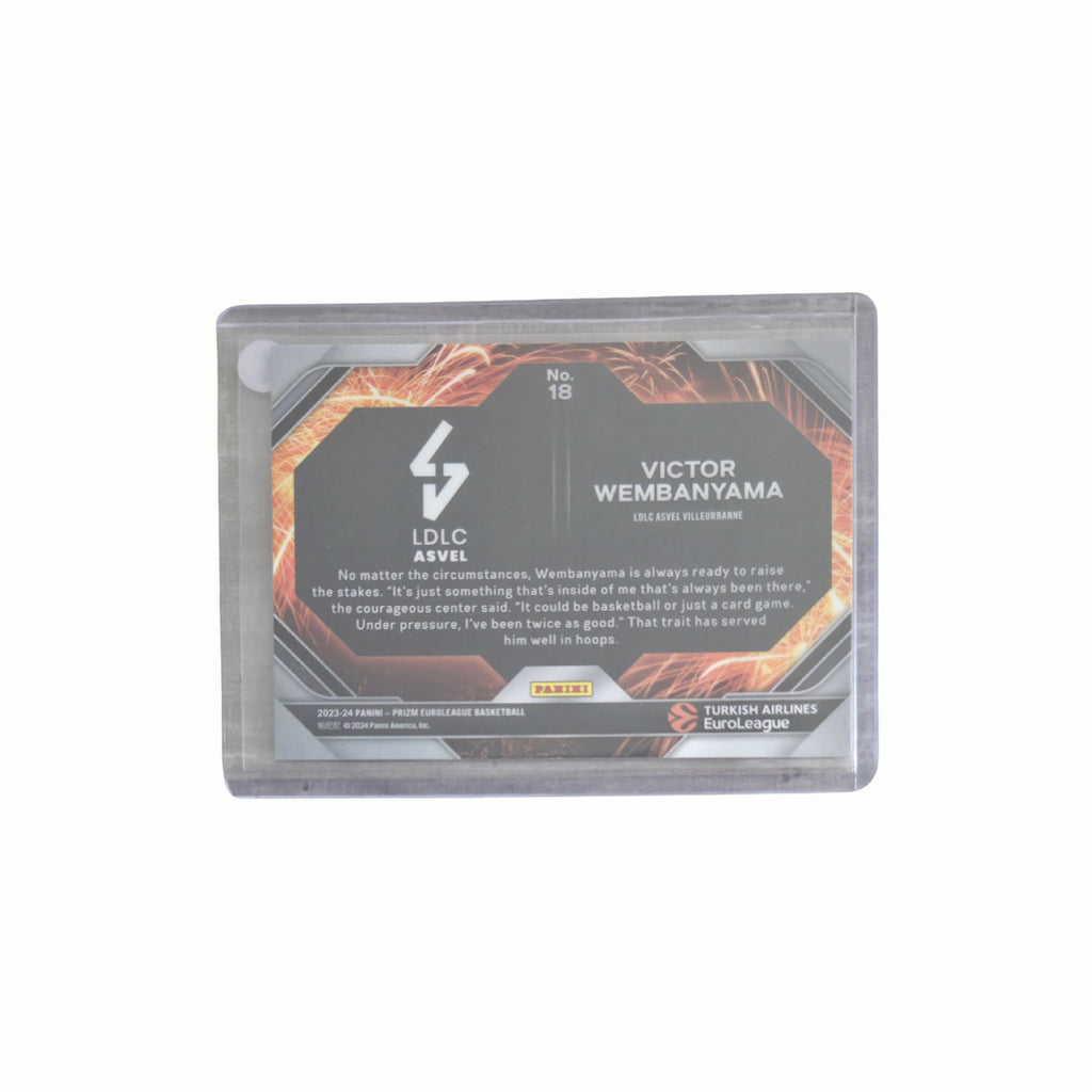 Victor WEMBANYAMA - Panini Prizm Euroleague Fireworks RC - 23/24